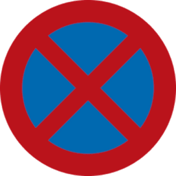 No Stopping Sign